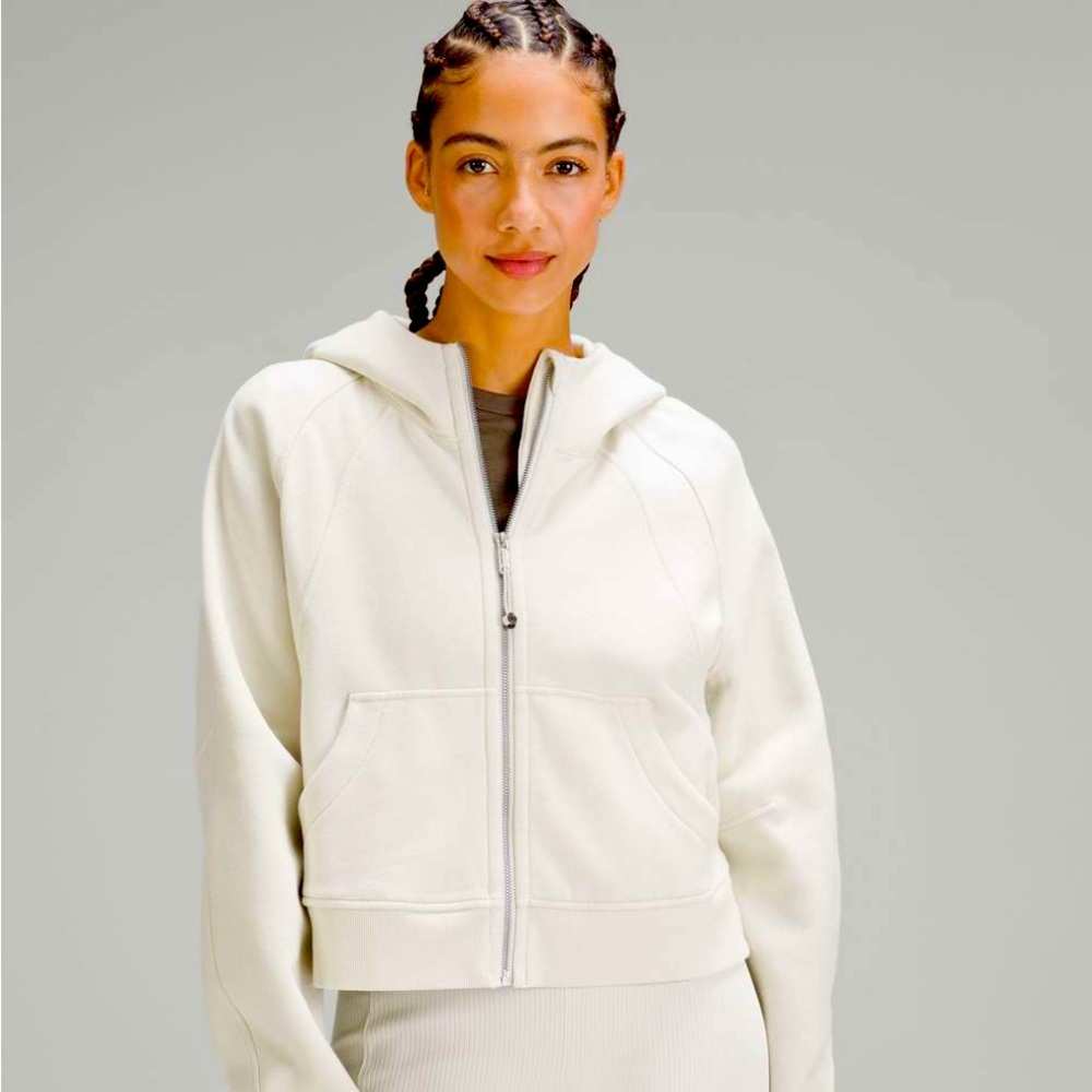 Lululemon Scuba full-zip cropped hoodie